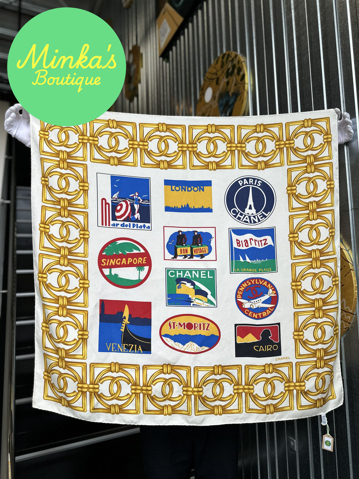 Chanel Bon Voyage Scarf