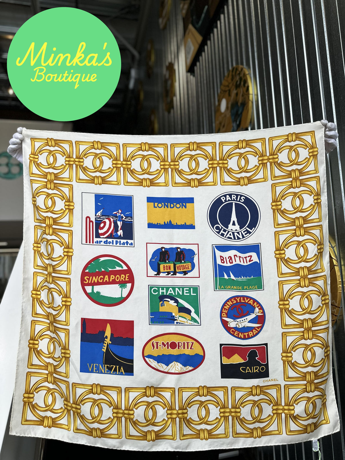 Chanel Bon Voyage Scarf