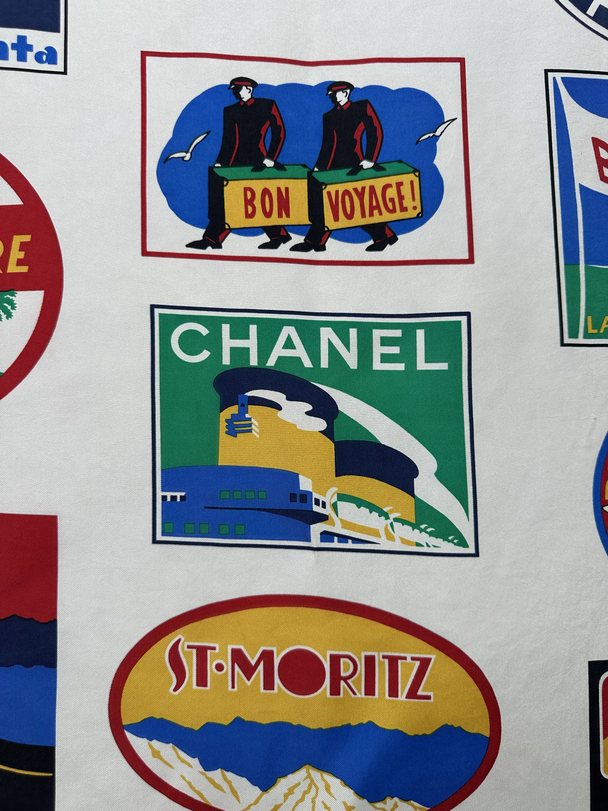 Chanel Bon Voyage Scarf