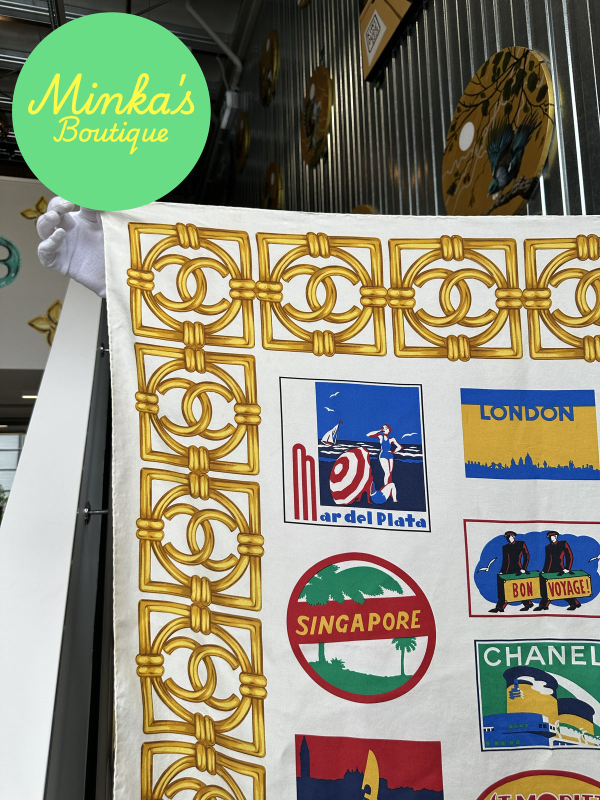 Chanel Bon Voyage Scarf