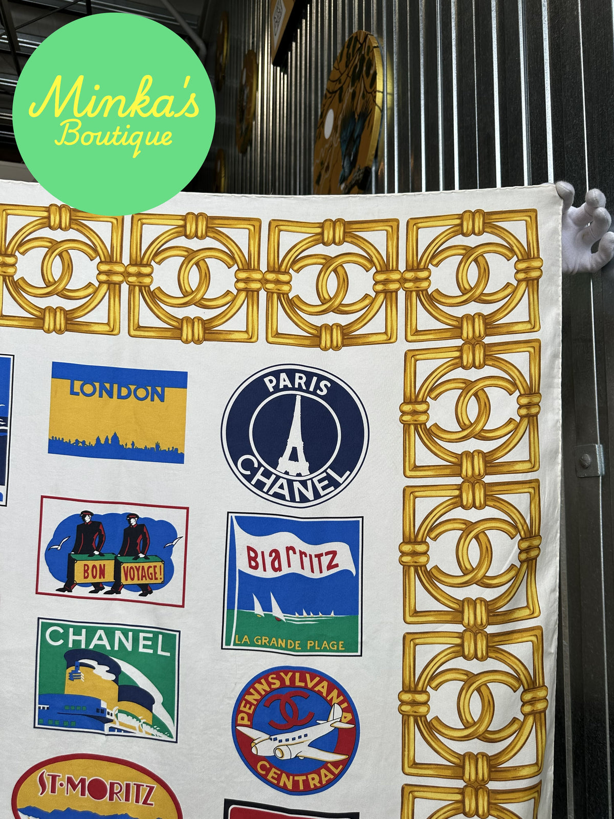 Chanel Bon Voyage Scarf