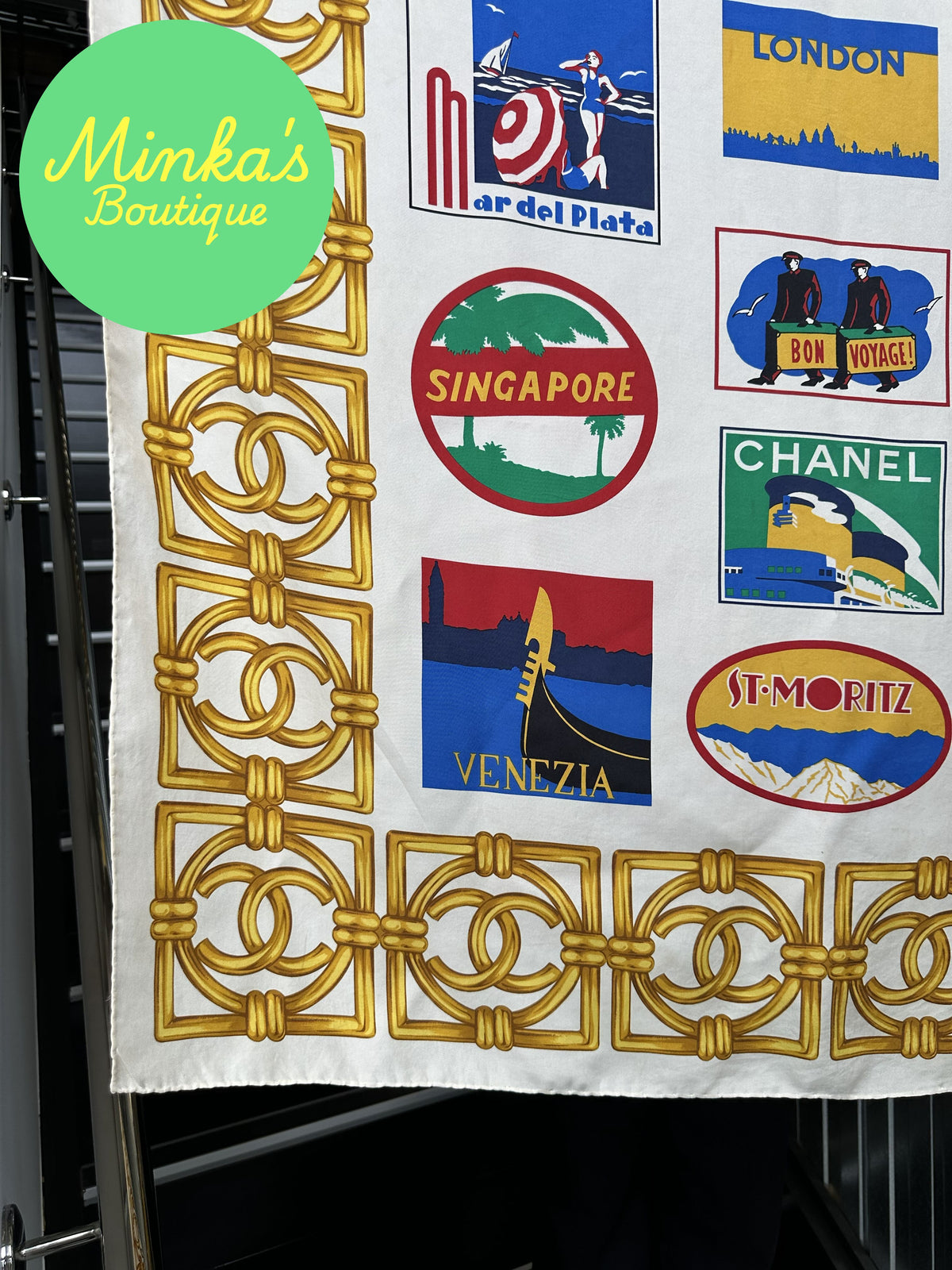Chanel Bon Voyage Scarf