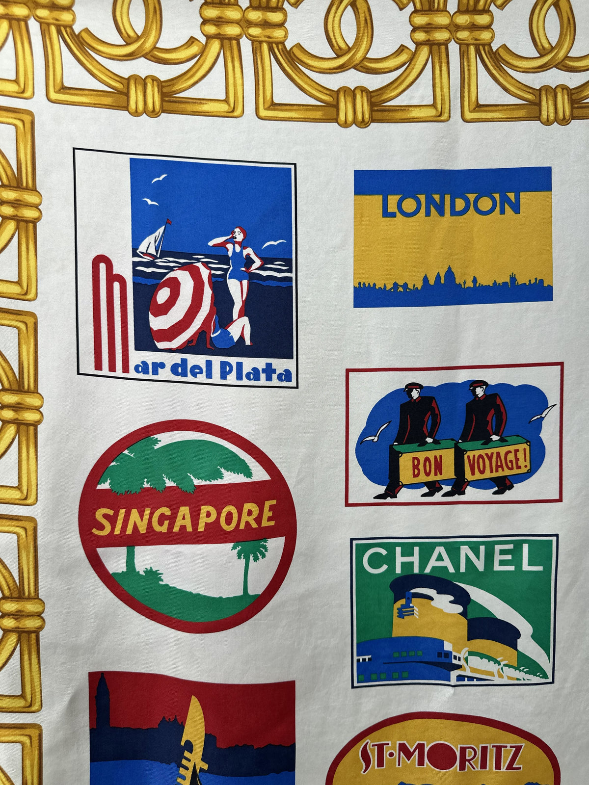 Chanel Bon Voyage Scarf