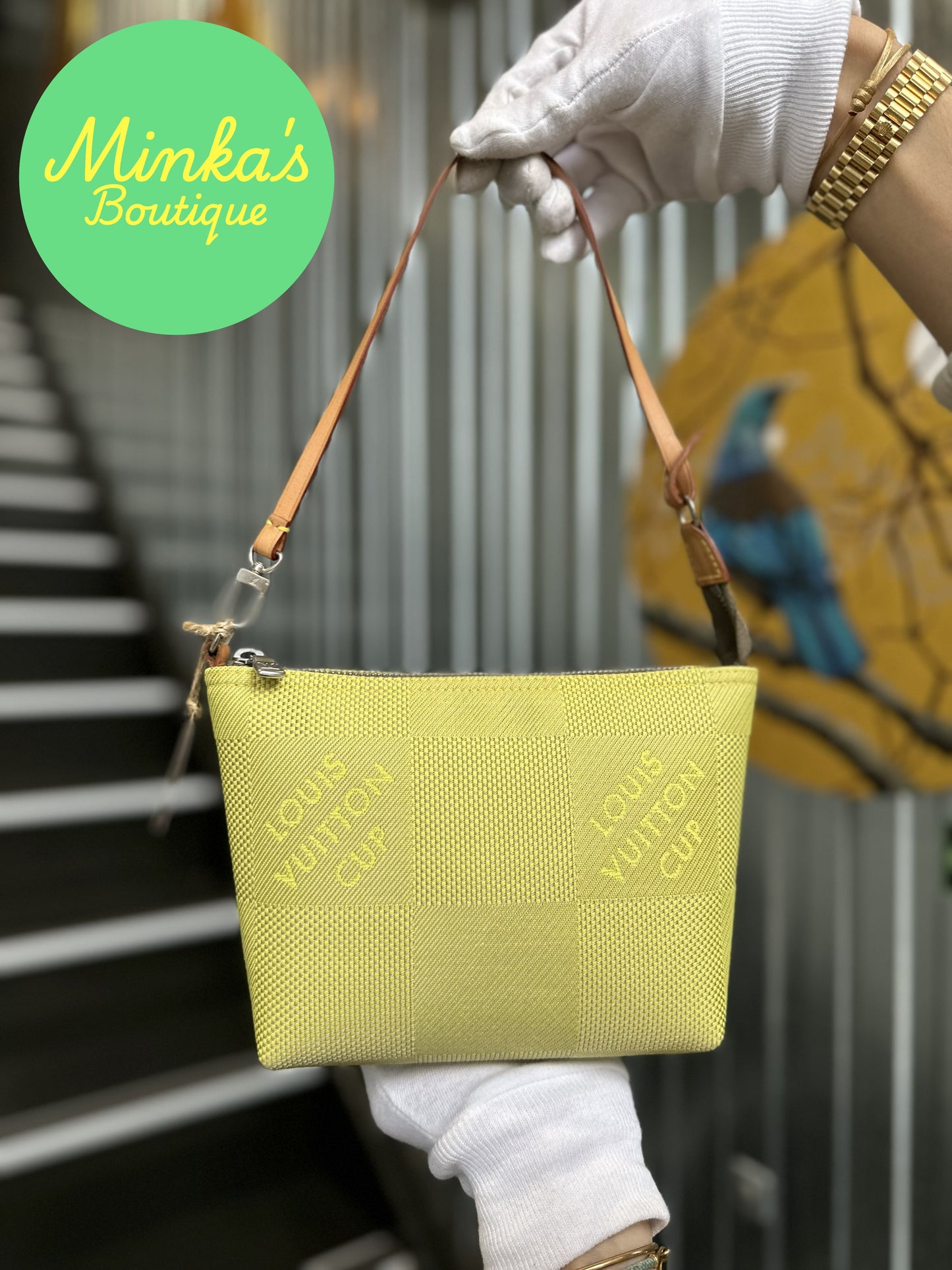 Louis Vuitton Cup Damier Géant Pochette
