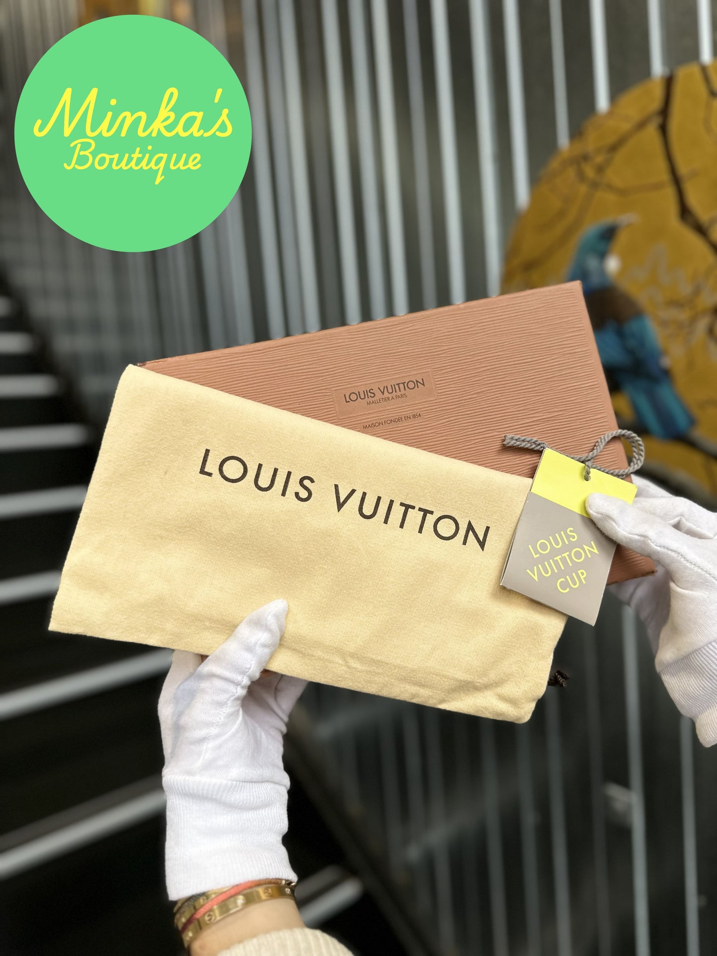 Louis Vuitton Cup Damier Géant Pochette