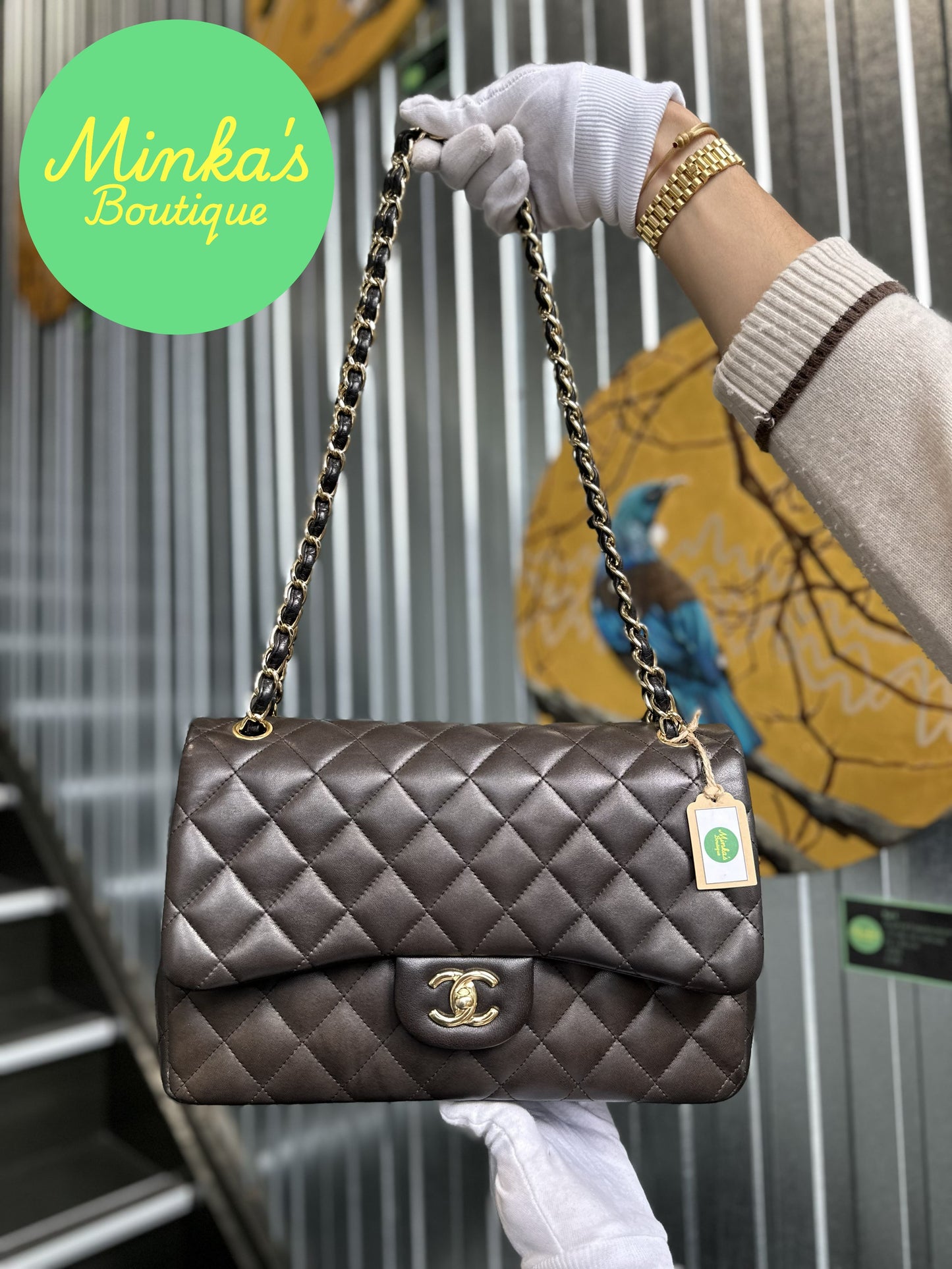 Chanel Jumbo Lambskin Classic Double Flap