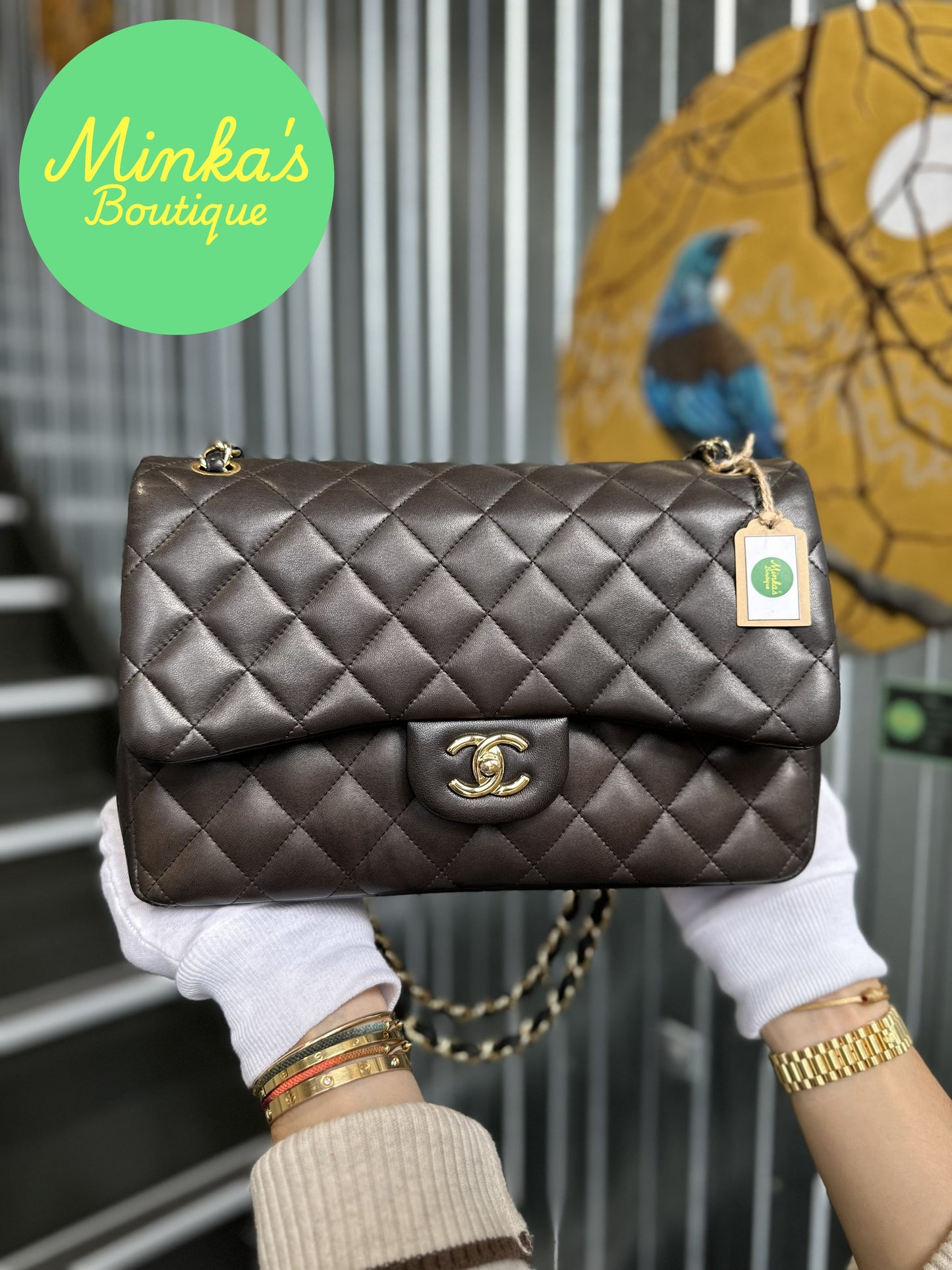 Chanel Jumbo Lambskin Classic Double Flap