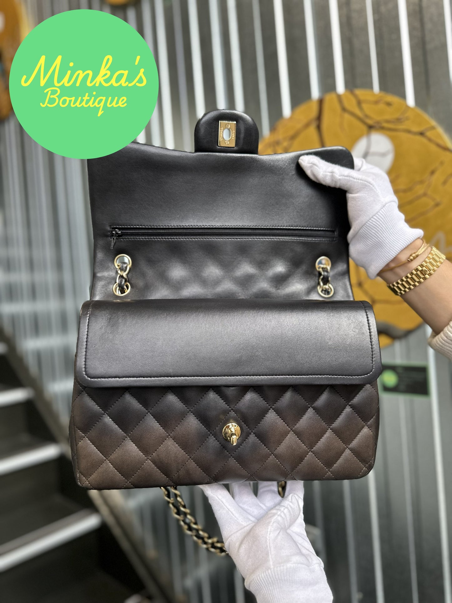 Chanel Jumbo Lambskin Classic Double Flap
