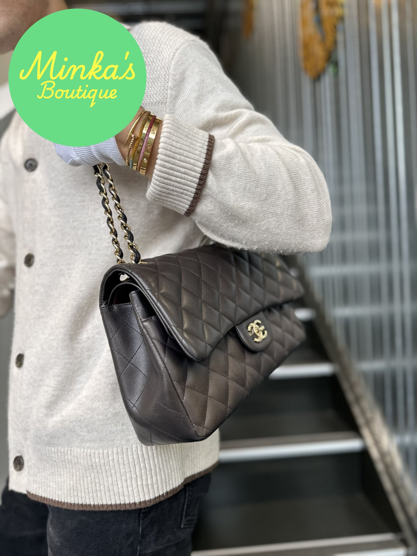 Chanel Jumbo Lambskin Classic Double Flap