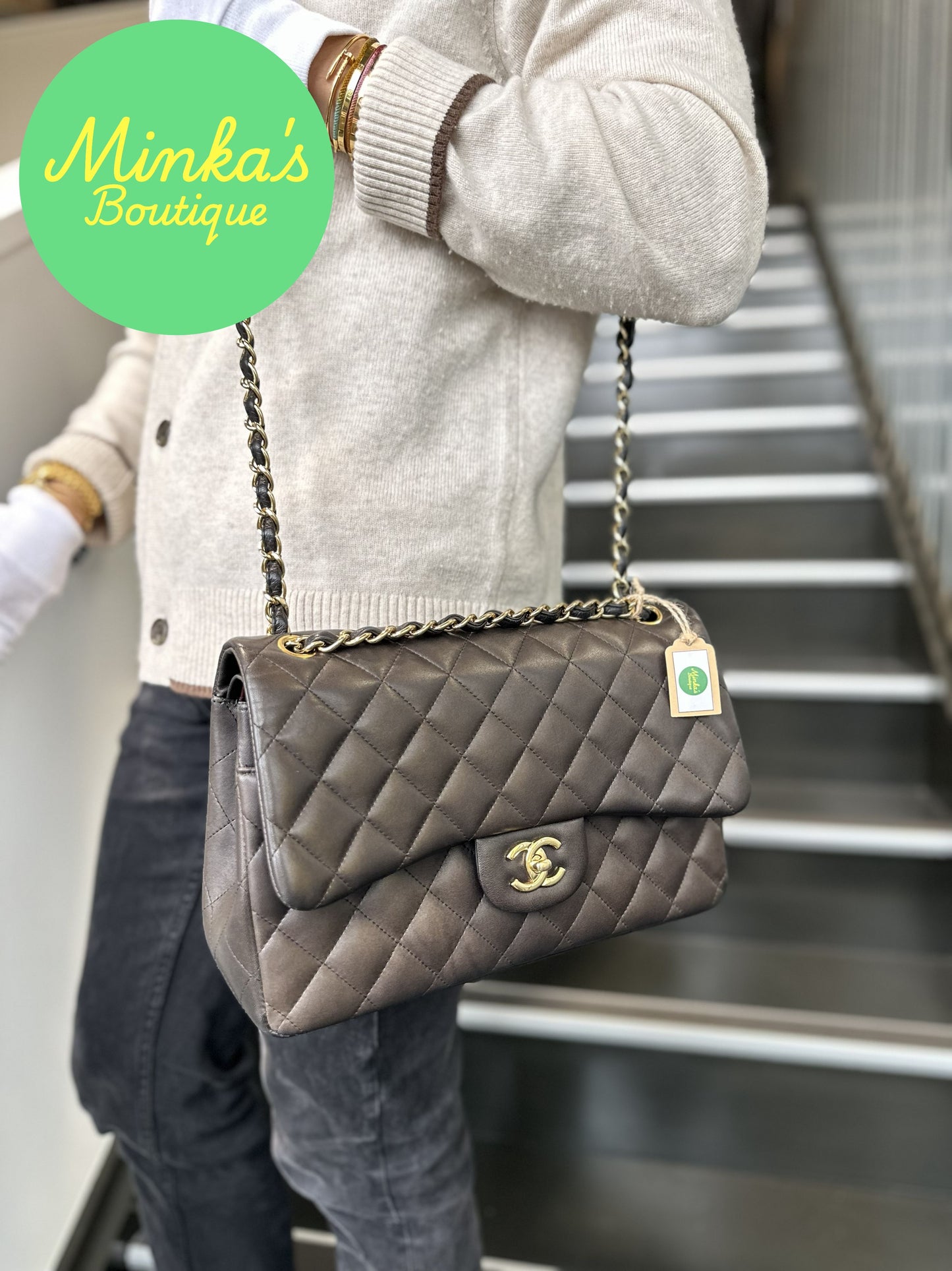 Chanel Jumbo Lambskin Classic Double Flap