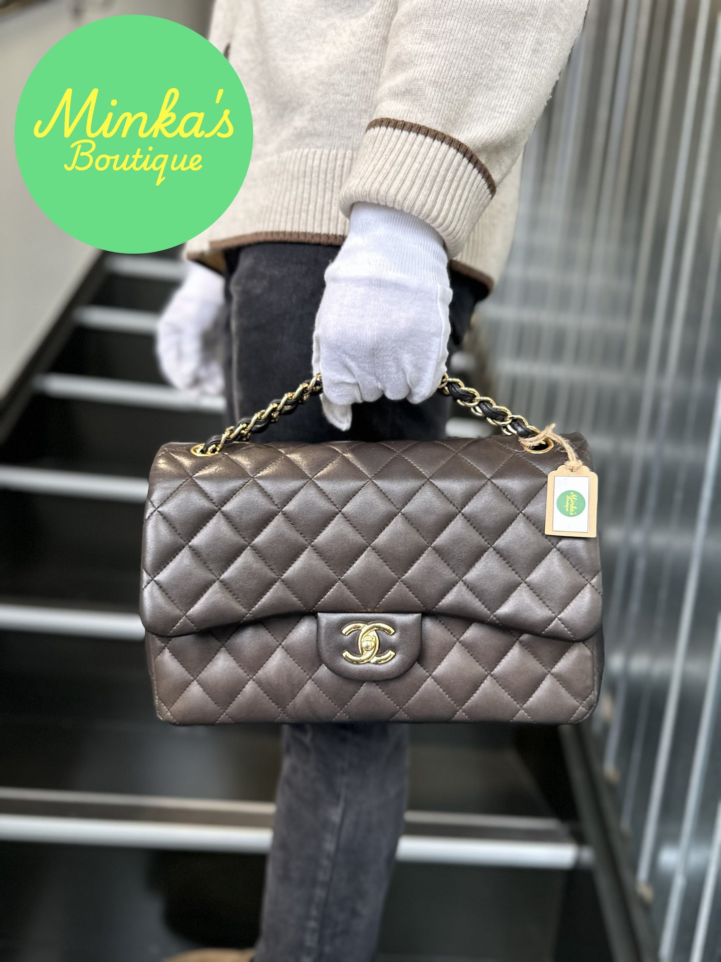 Chanel Jumbo Lambskin Classic Double Flap