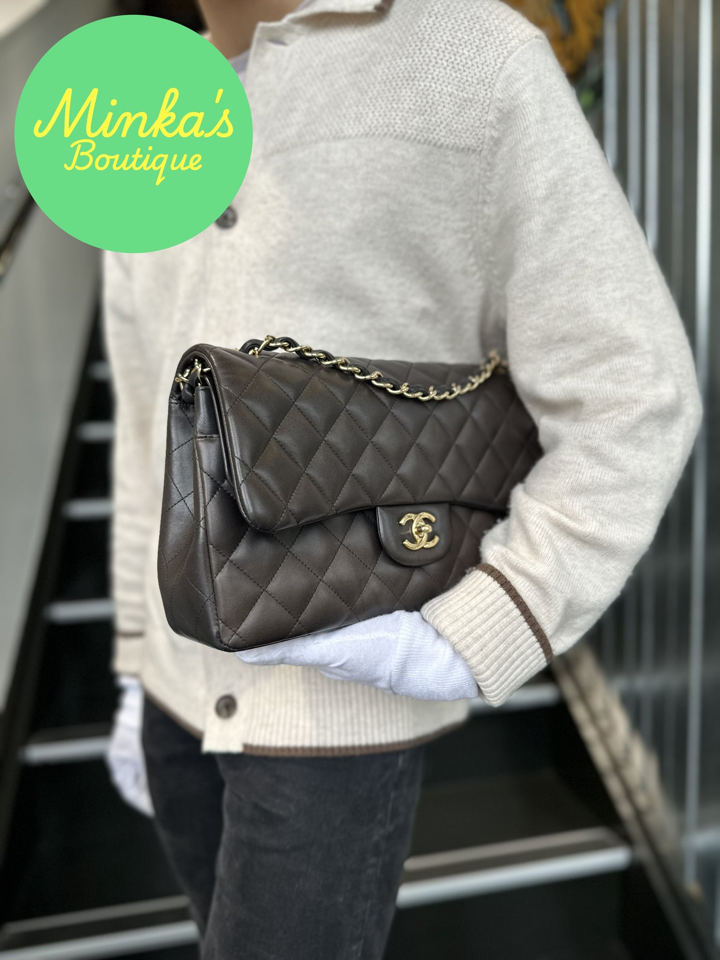 Chanel Jumbo Lambskin Classic Double Flap