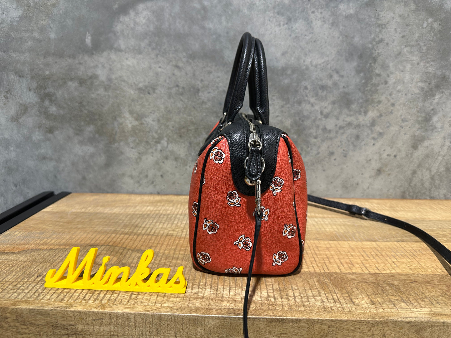 Coach Mini Bennett Satchel in Floral Print