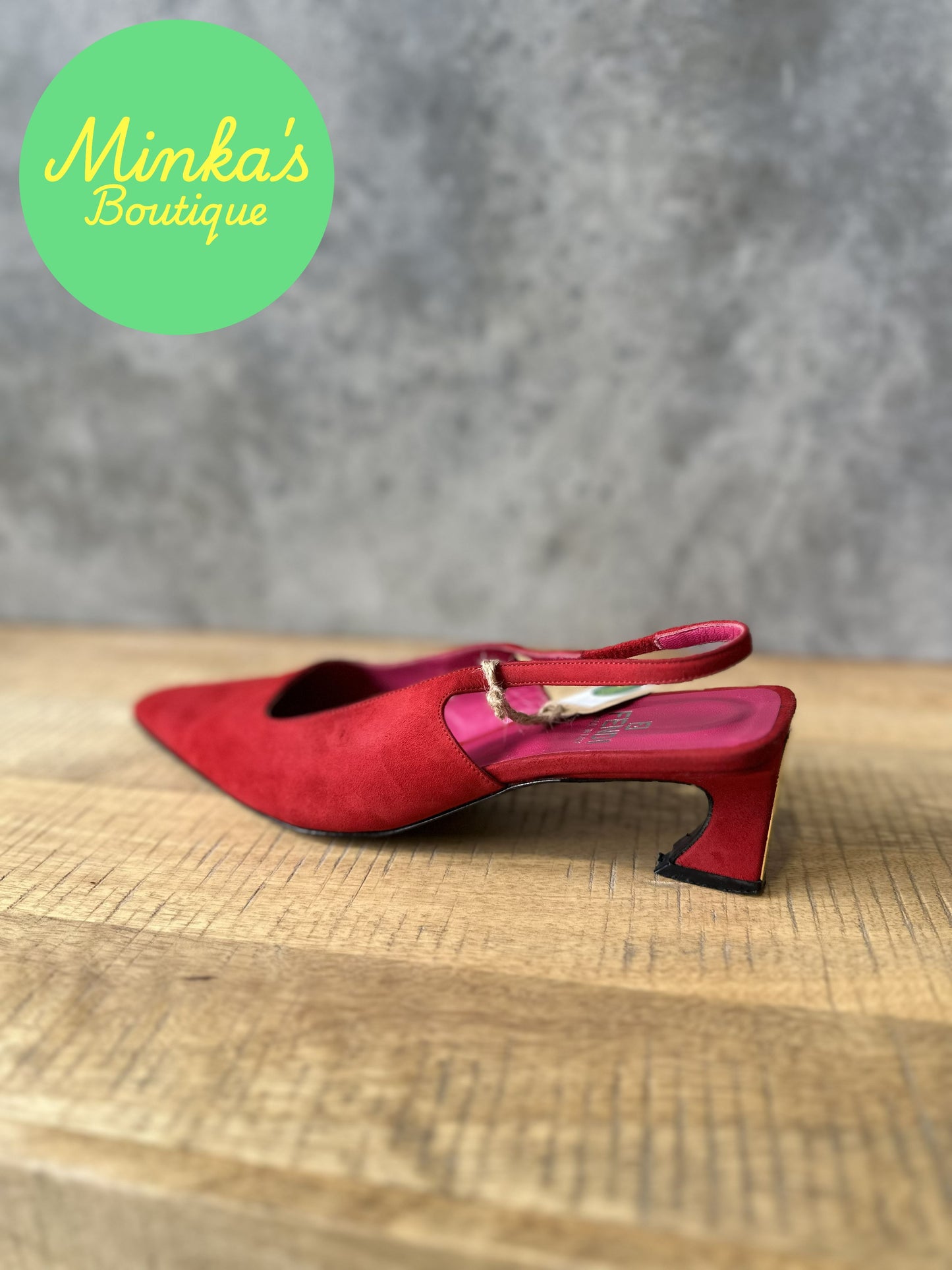 Fendi Slingback Kitten Heel