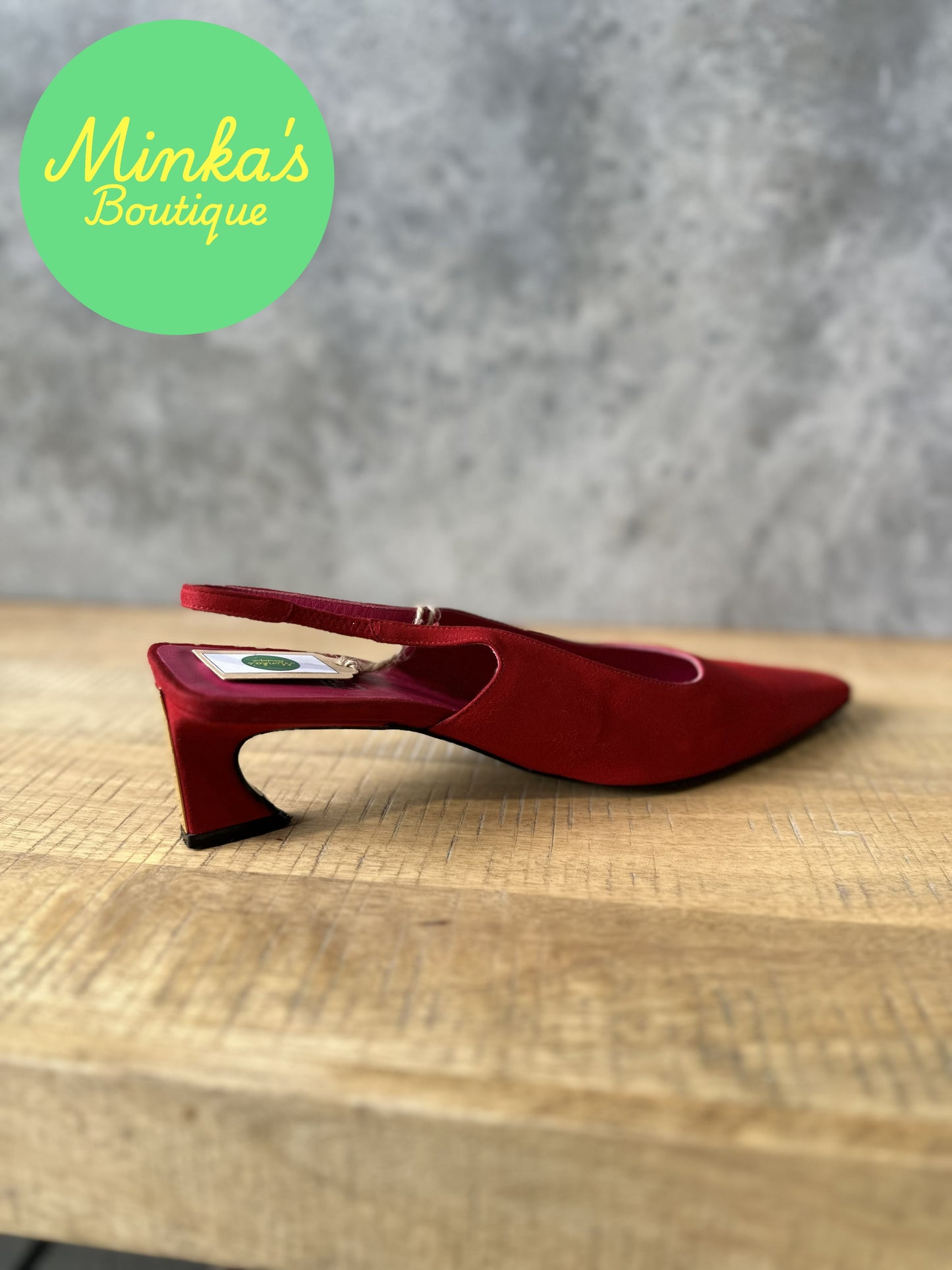 Fendi Slingback Kitten Heel