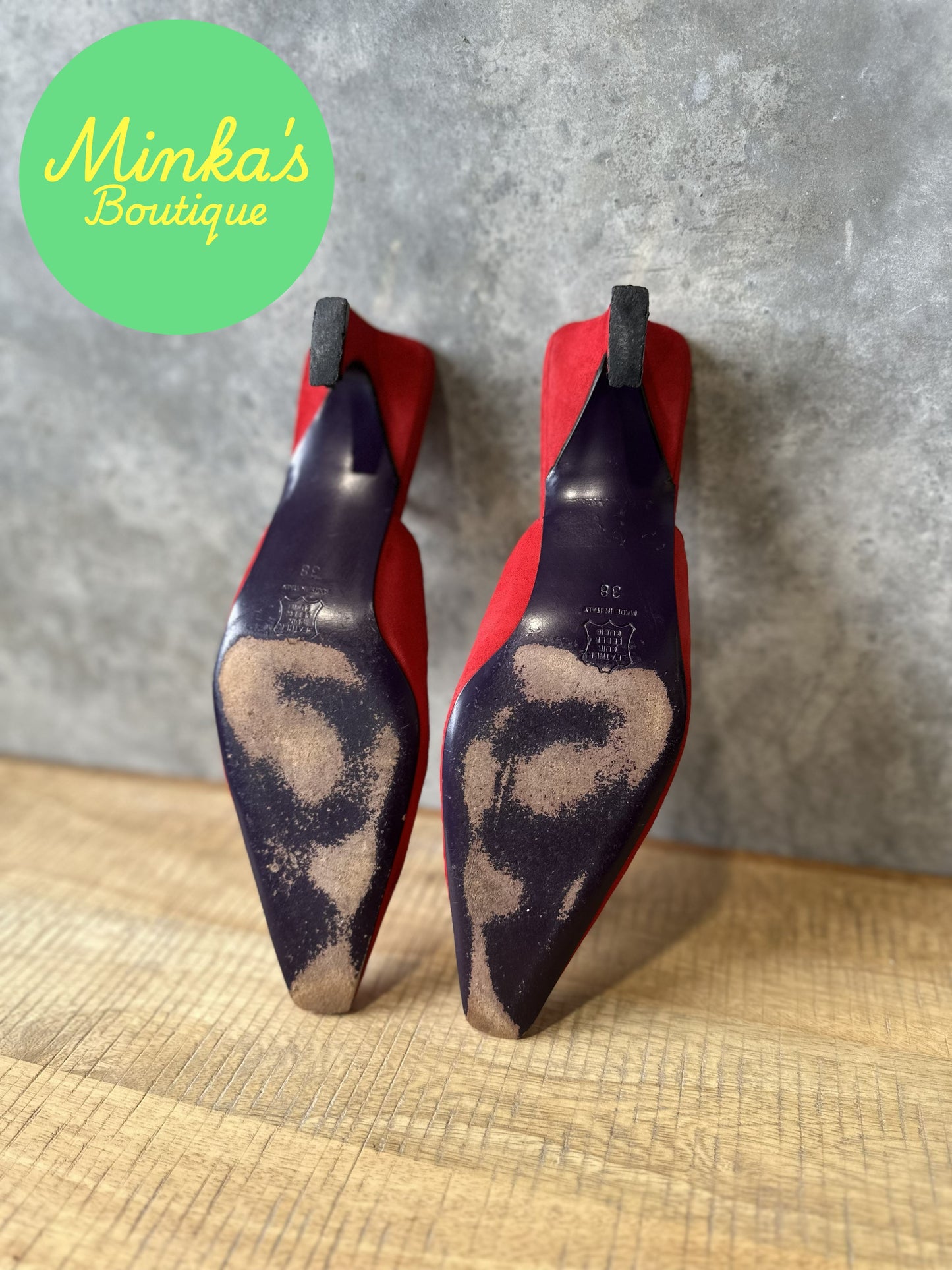 Fendi Slingback Kitten Heel