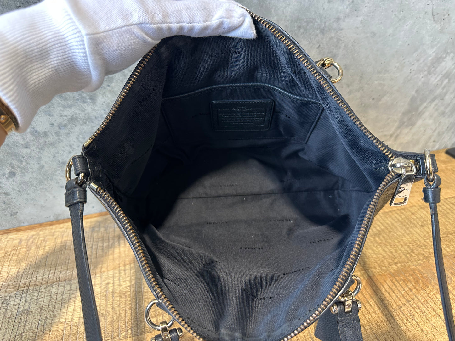 Coach Black Satchel bag