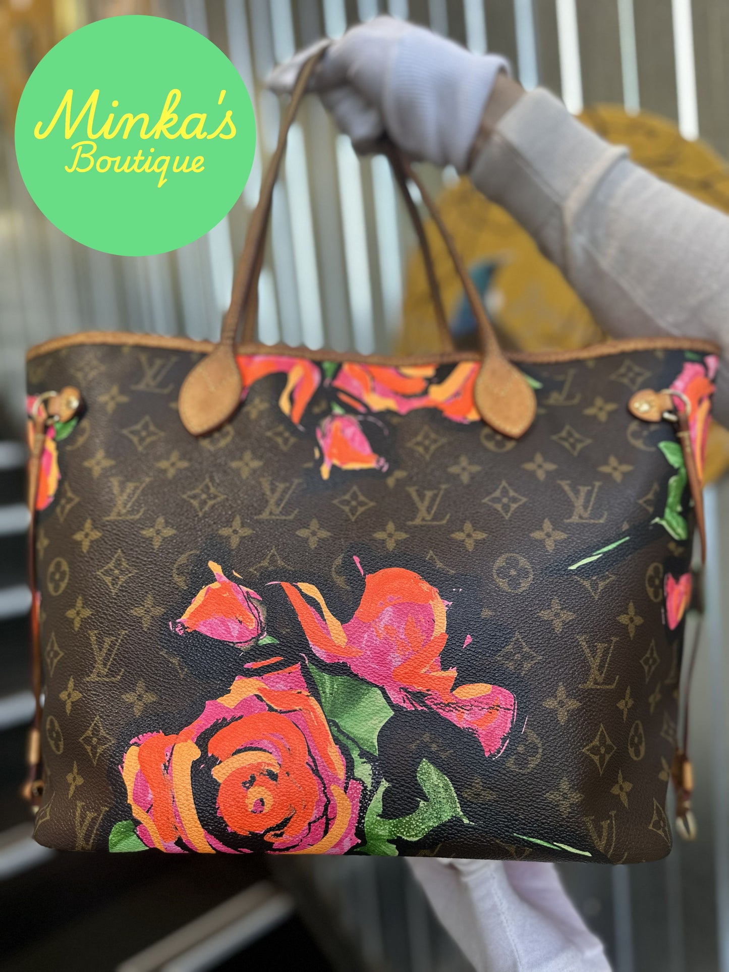Louis Vuitton Neverfull Roses