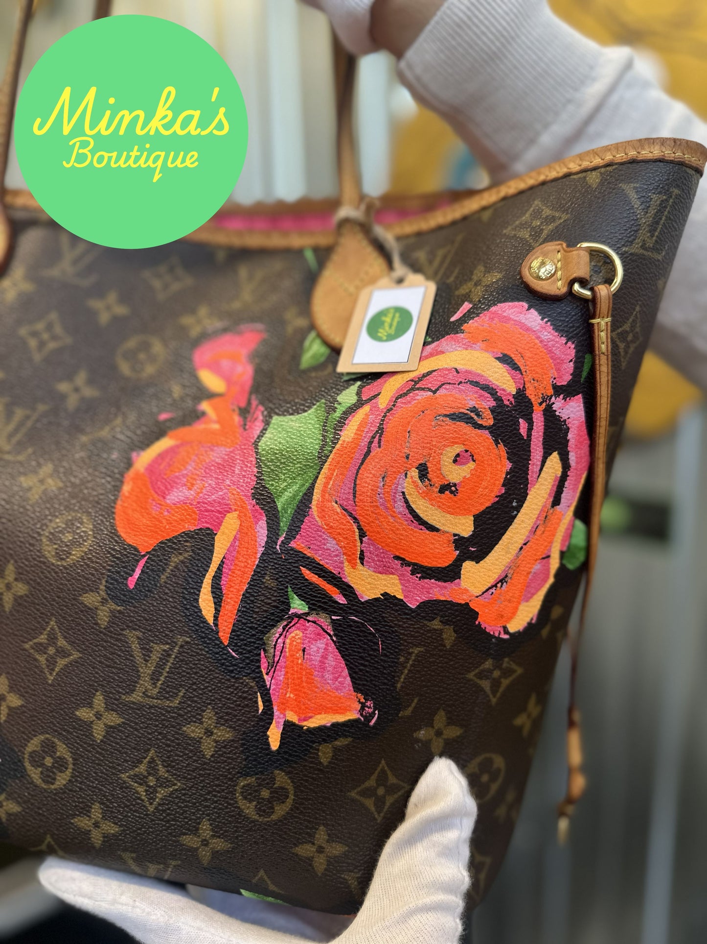 Louis Vuitton Neverfull Roses