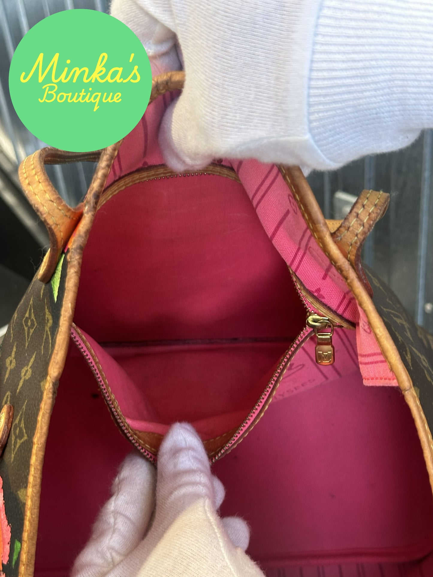 Louis Vuitton Neverfull Roses