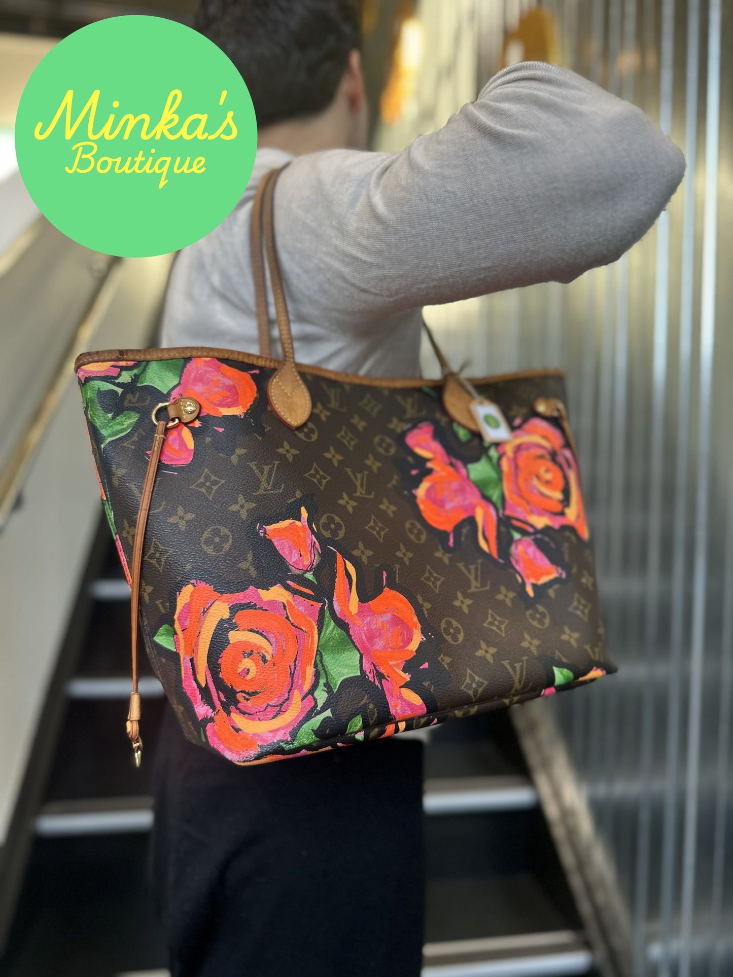 Louis Vuitton Neverfull Roses